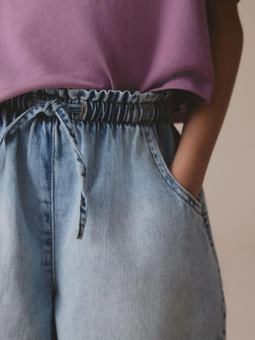 Hot Next Denim Shorts (3-16yrs) Light Blue