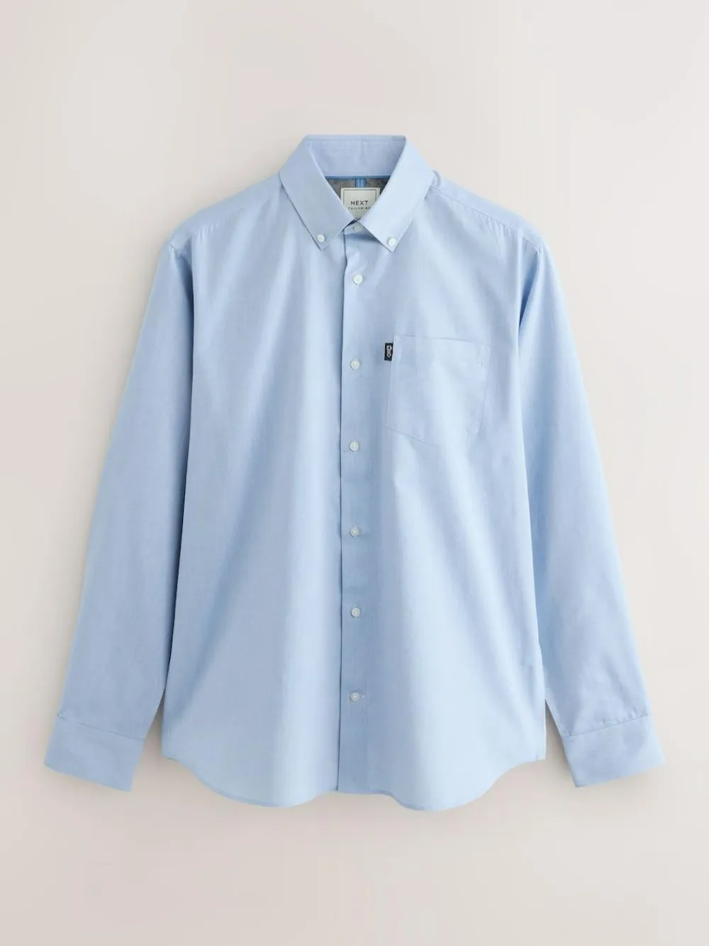Outlet Next Light Blue Regular Fit Button Down Easy Iron Oxford Shirt