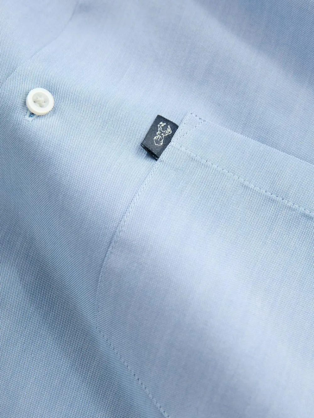 Outlet Next Light Blue Regular Fit Button Down Easy Iron Oxford Shirt