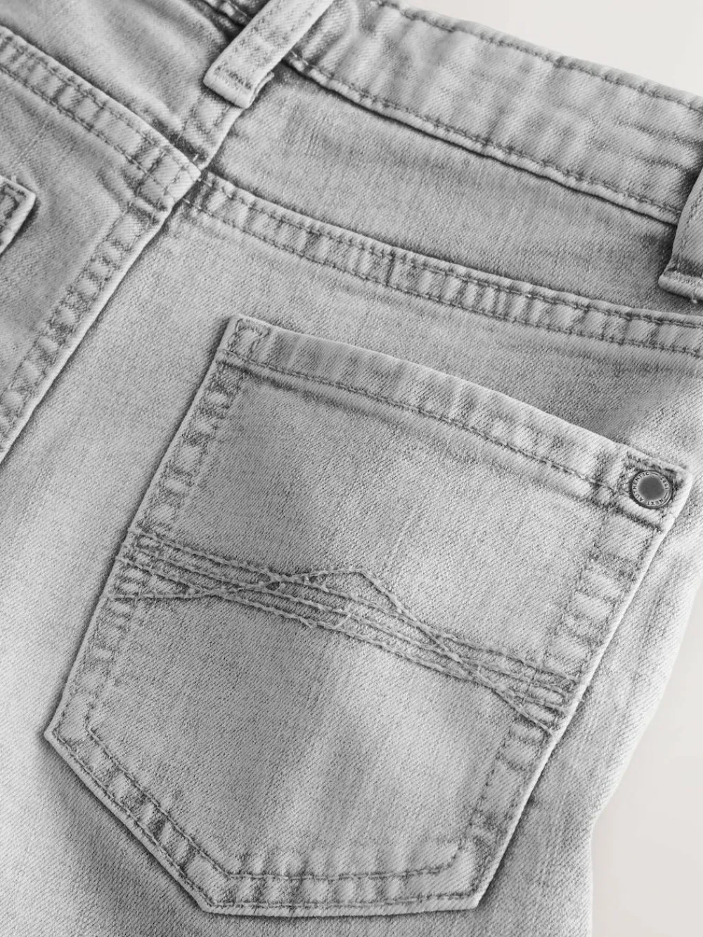 Outlet Next Light Grey Loose Fit Stretch Jeans (3-17yrs)