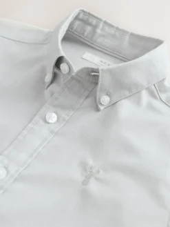 Next Light Grey Single Oxford Shirt (3-16yrs)^BOY Shirts|Occasionwear