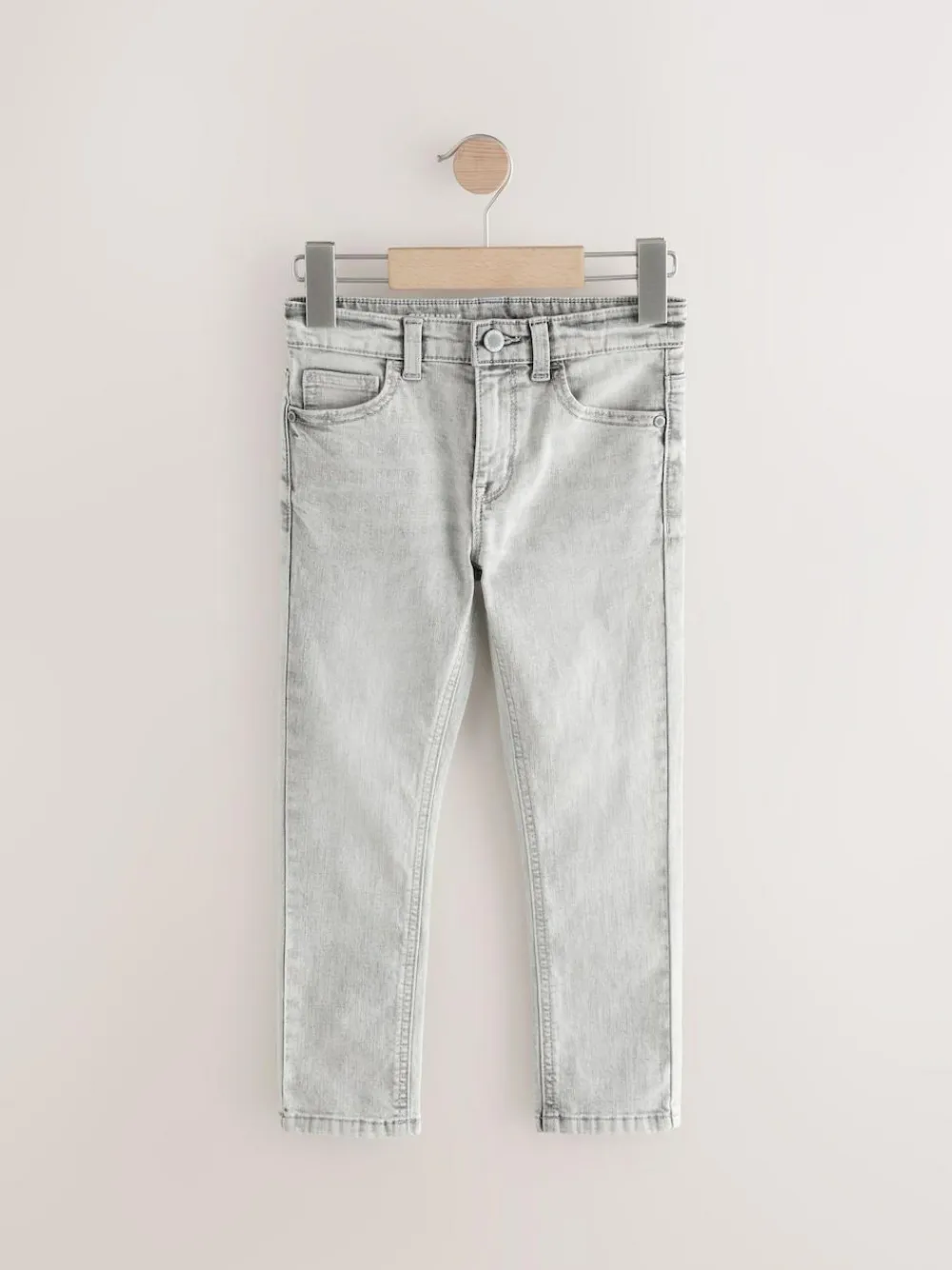 Outlet Next Light Grey Skinny Fit Stretch Jeans (3-17yrs)