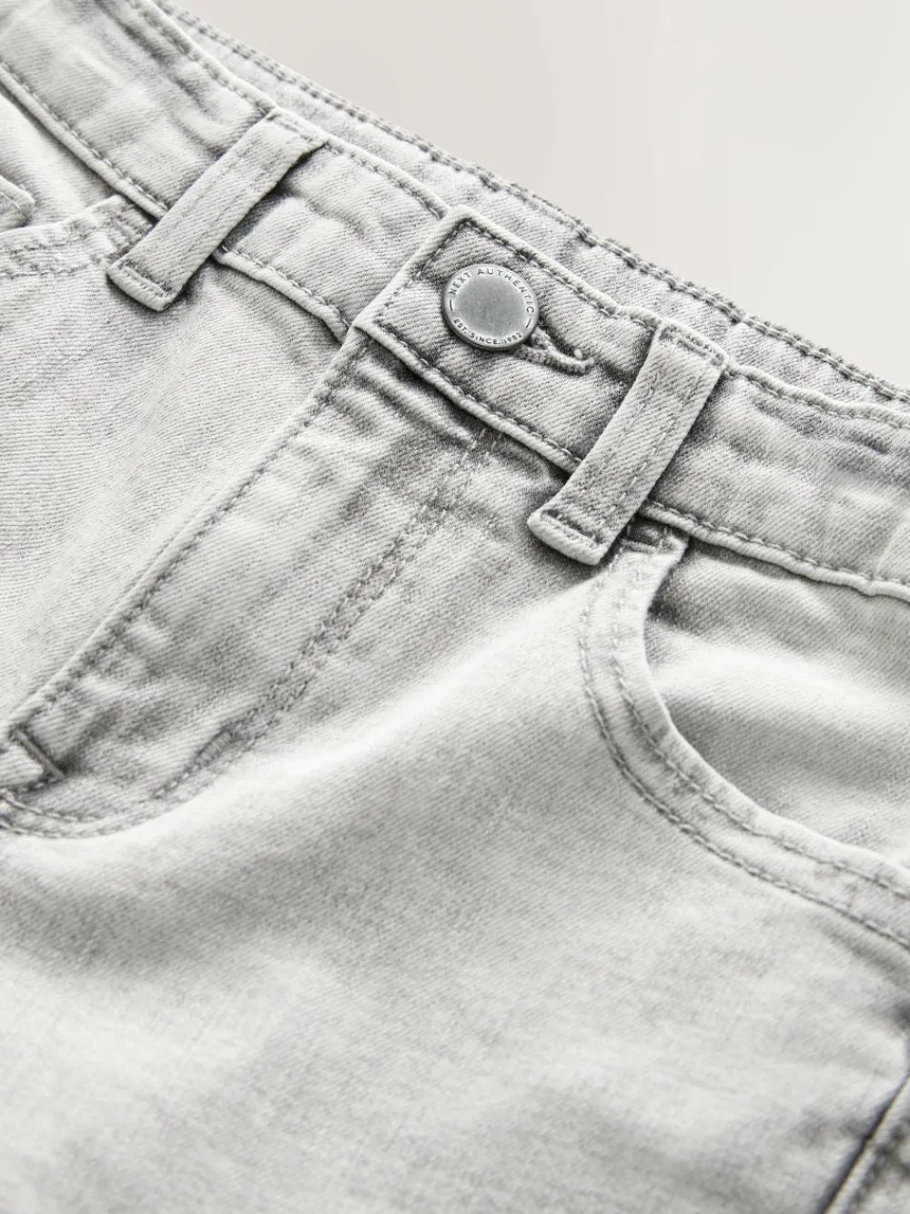 Outlet Next Light Grey Skinny Fit Stretch Jeans (3-17yrs)