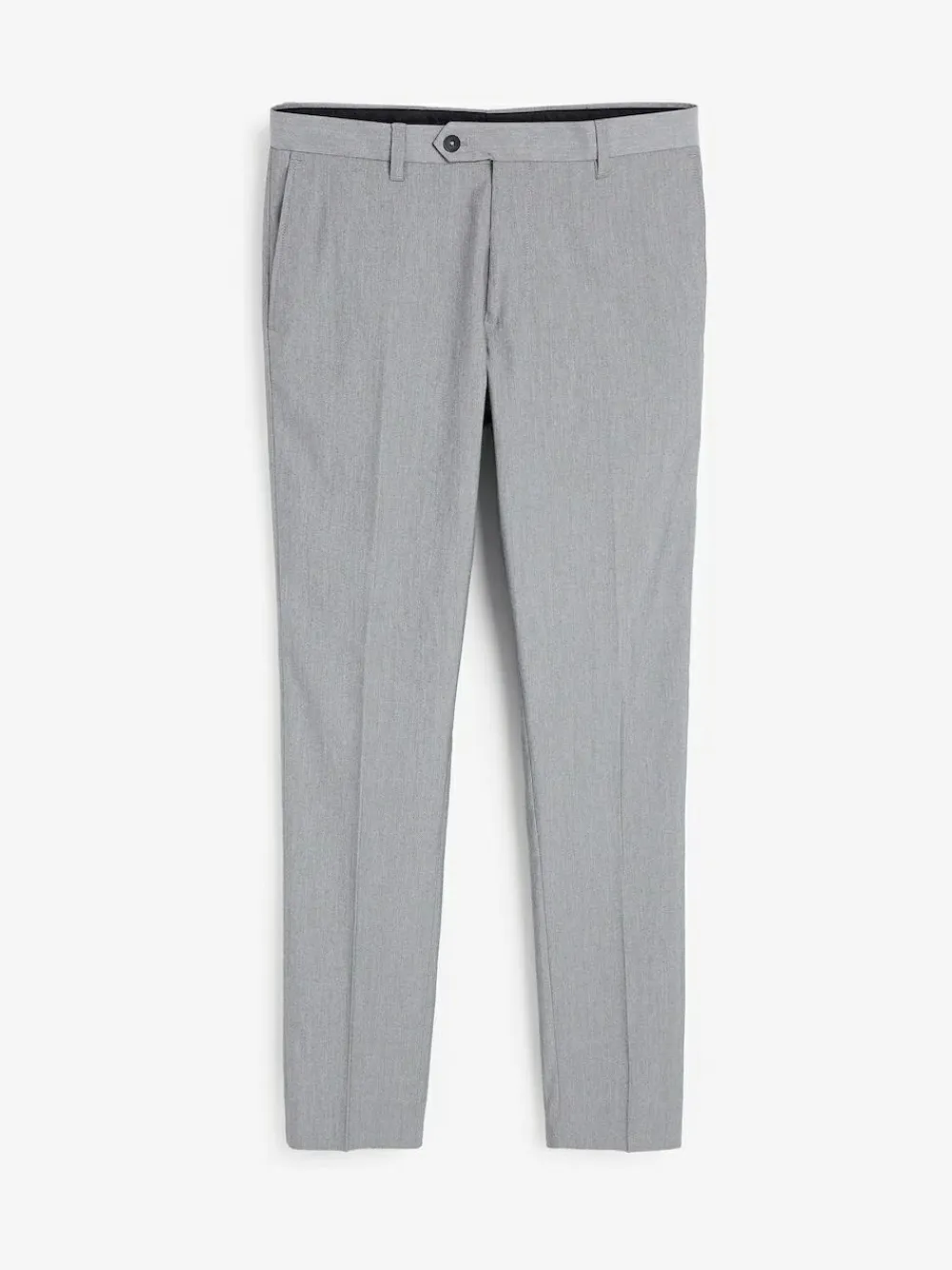 Next Light Grey Slim Fit Stretch Smart Trousers^ Pants & Chinos