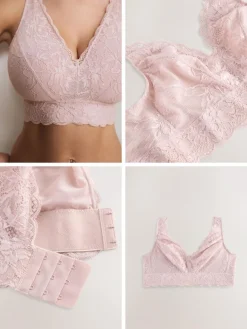 Next Non Pad Non Wire Total Support Lace Bra^Women Bras|Dd+ Range