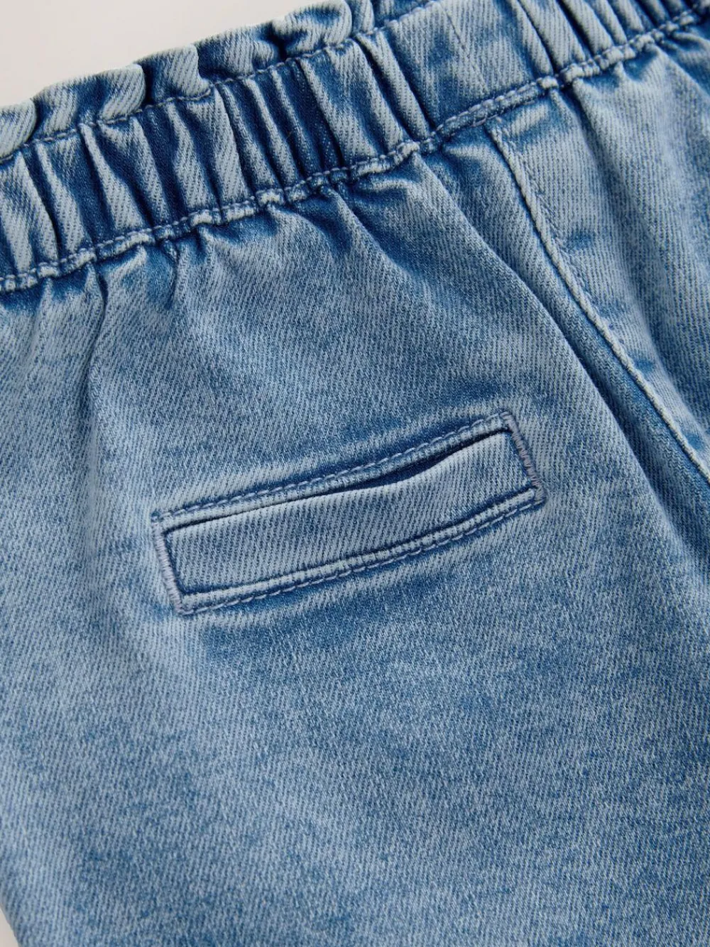 New Next Tie Waist Jeans (3mths-7yrs) Light Wash