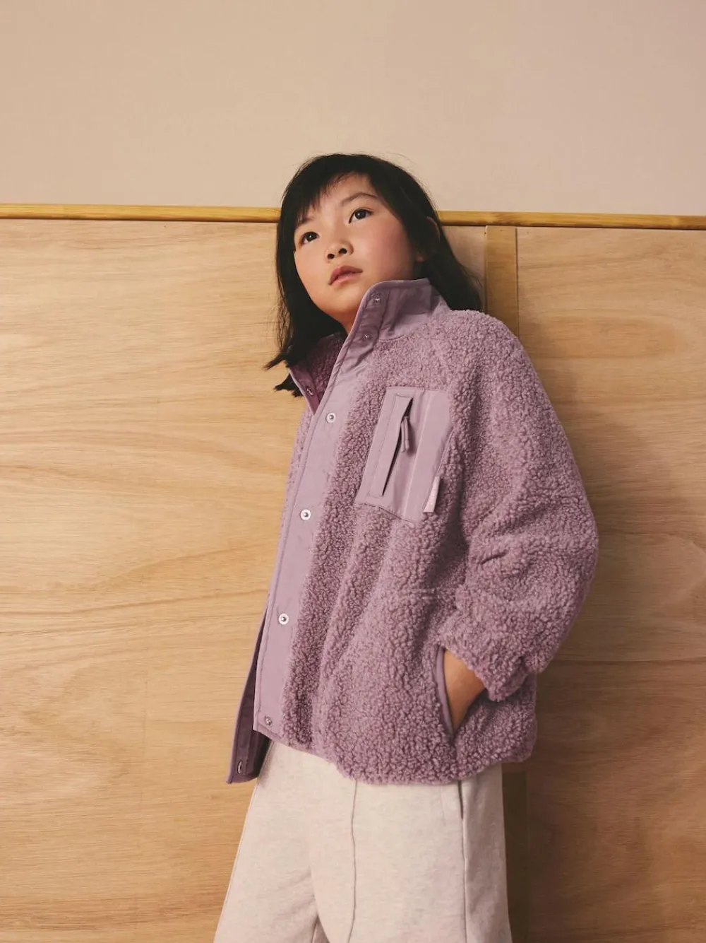 Next Button Up Fleece Jacket (3-16yrs)^ Sweatshirts & Hoodies|Jackets & Coats