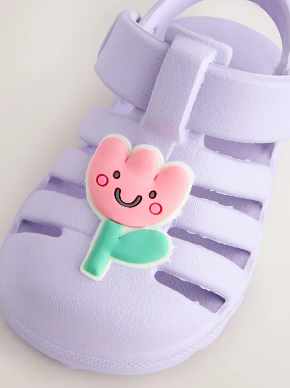 New Next EVA Fisherman Sandals (0-24mths) Lilac Purple Character