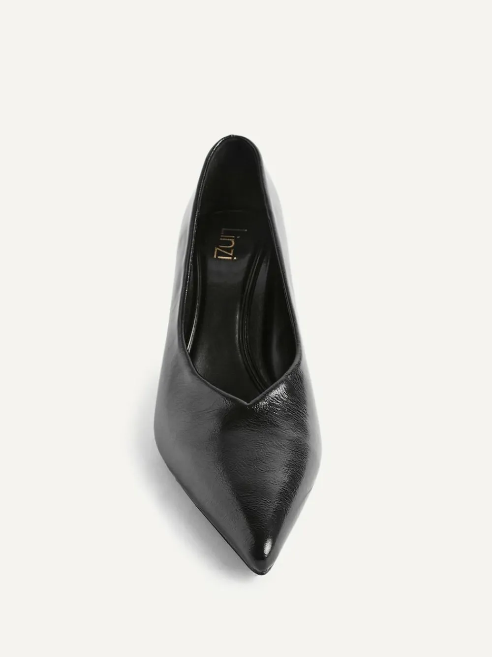 Linzi Bellamy V-Shaped Closed Toe Court Heels^Women Heels