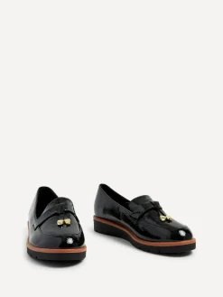 Linzi Nancy Patent Loafers With Tassel Detail^Women Flats