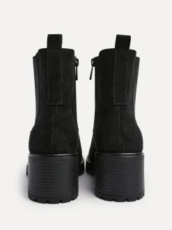 Linzi Path Block Heel Chelsea Boots Black