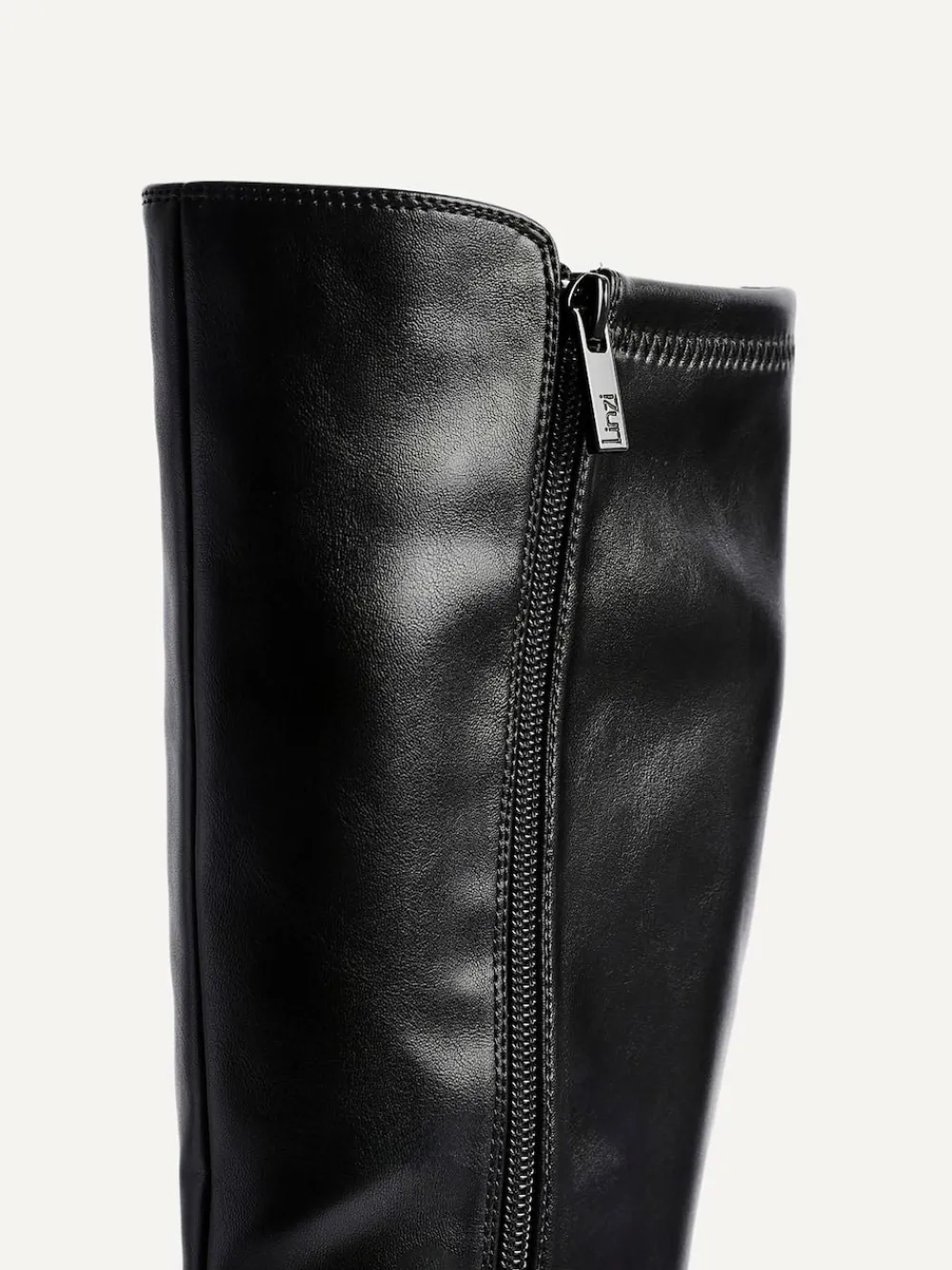 Linzi Revolve Stretch High Leg Boot With Low Block Heel^Women Boots & Wellies|Boots