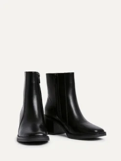 Sale Linzi Wander Block Heel Ankle Boots Black