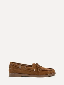 Linzi Frame Slip-On Loafers With Ruched Front Detailing^Women Flats