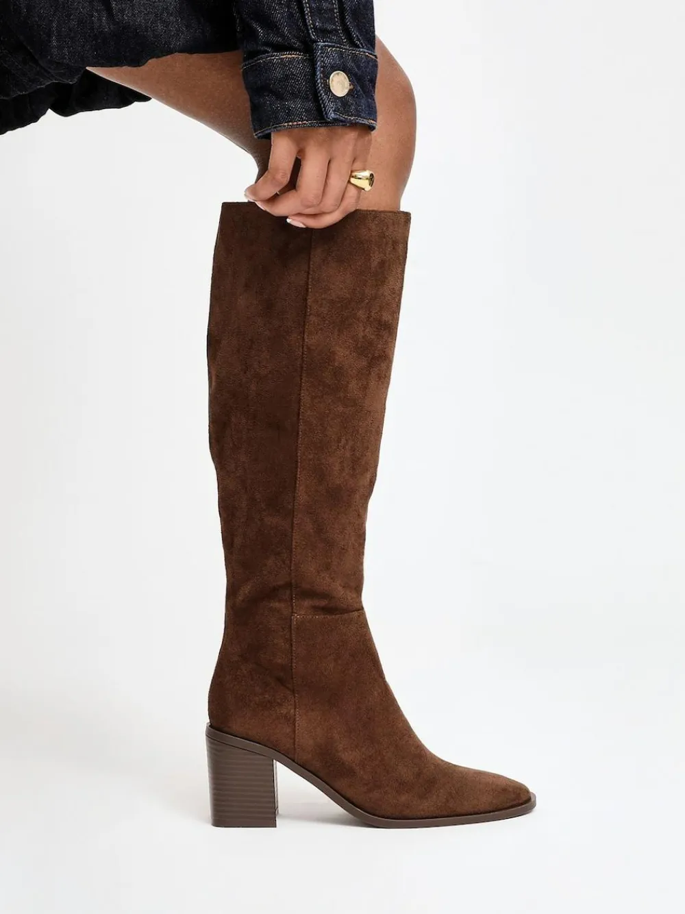 Linzi Levine Block Heeled High Leg Boots^Women Boots & Wellies|Boots