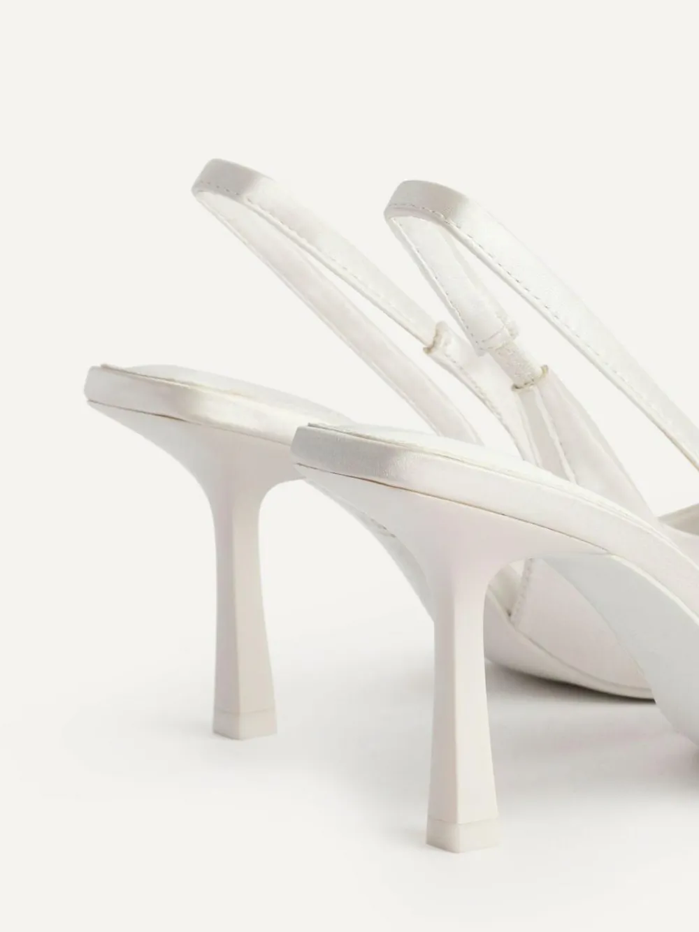 Linzi Ivory Matched Bridal Sling Back Court Heels^Women Heels