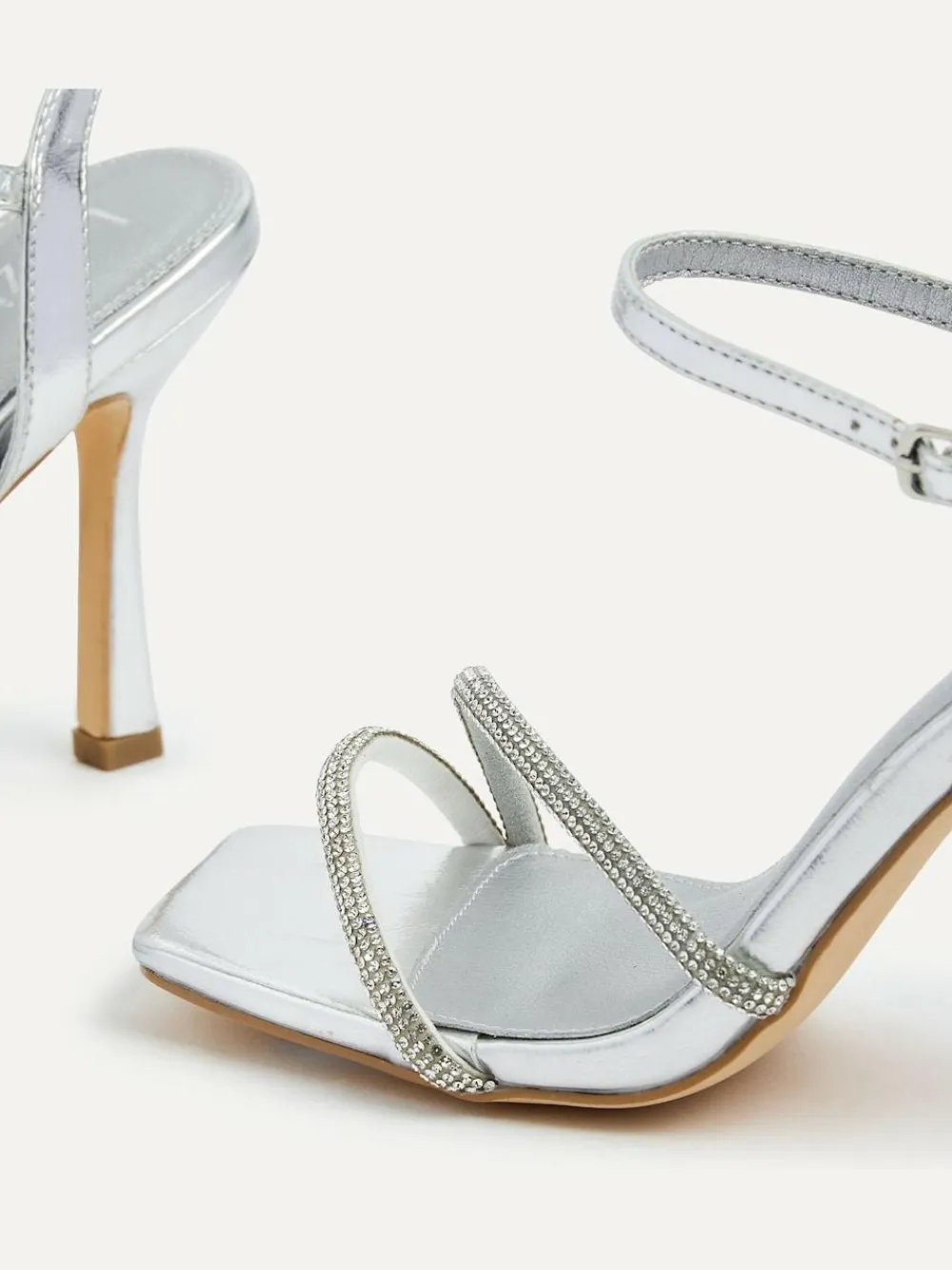 Linzi Mesmerize Diamanté Embellished Strappy Heel^Women Heels