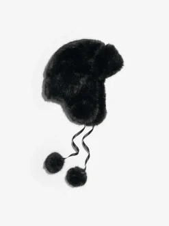Lipsy Faux Fur Trapper Hat with Poms^Women Hats, Gloves & Scarves|Hats, Gloves & Scarves