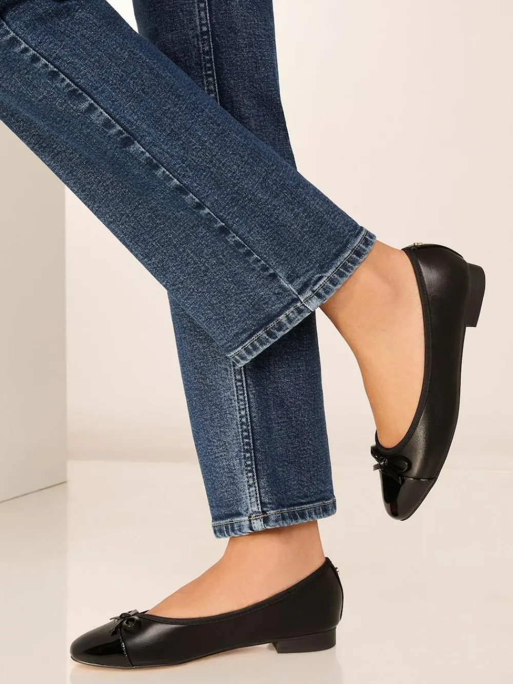 Lipsy Wide Fit Patent Toecap Ballerinas^Women Wide Fit & Extra Wide Fit|Heels