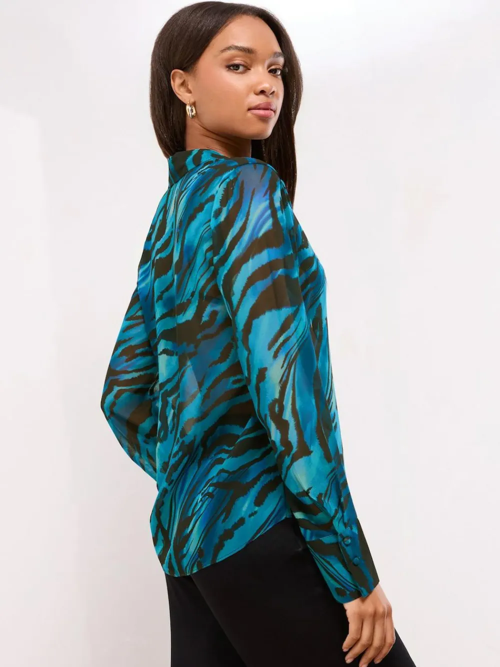 Lipsy Chiffon Printed Shirt^Women Tops & T-Shirts|Occasionwear