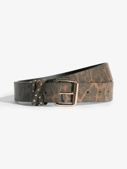 Clearance Lipsy Belts 2 Pack Leopard Print and Studded
