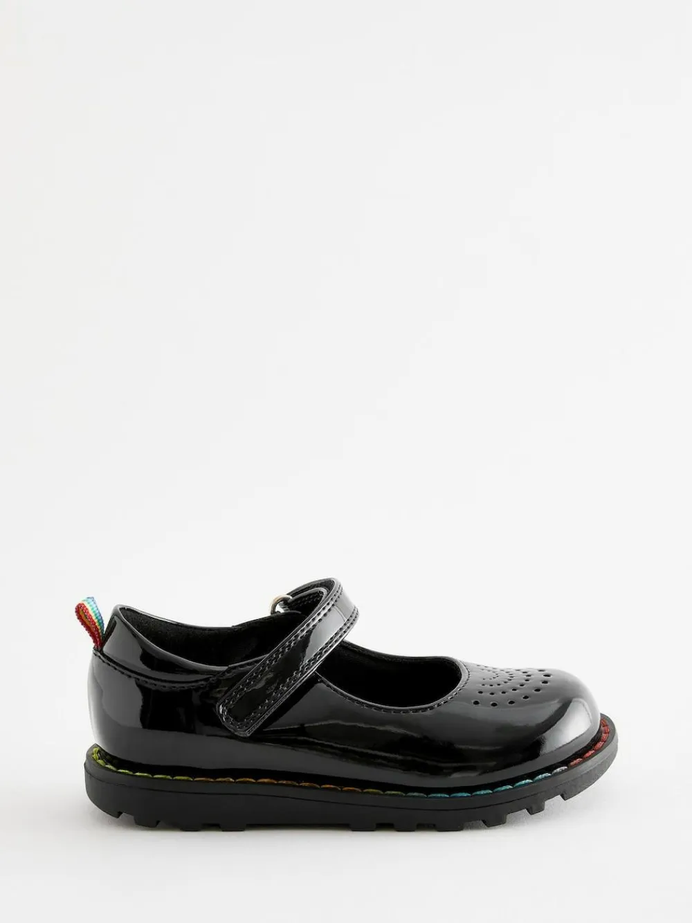 Little Bird by Jools Oliver Black Younger Patent Mary Jane Shoes^ Shoes