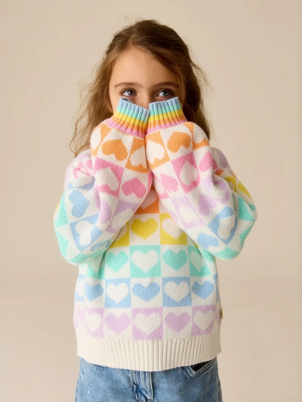Little Bird by Jools Oliver Knitted Colourblock Jumper^ Knitwear|Knitwear