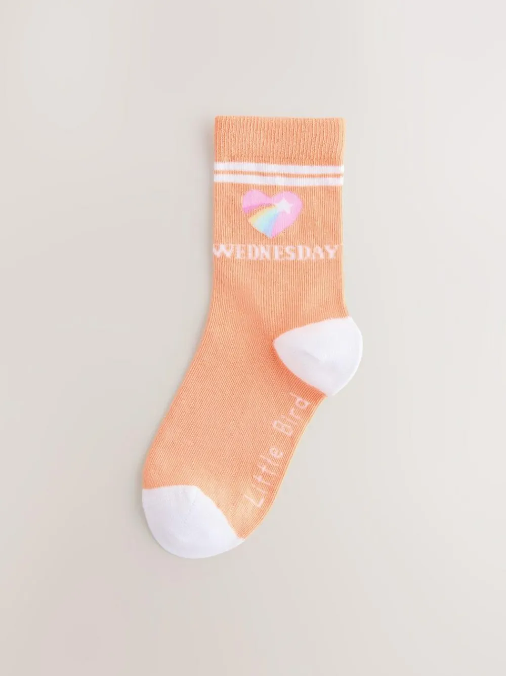 Online Little Bird by Jools Oliver Multi Pastel Rainbow Days Of The Week Socks 7 Pack