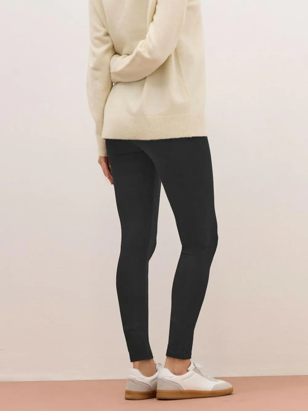 Long Tall Sally Black Cotton Stretch Leggings^Women Leggings & Sweatpants