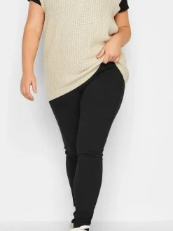 Long Tall Sally Black Stretch Skinny Trousers^Women Pants