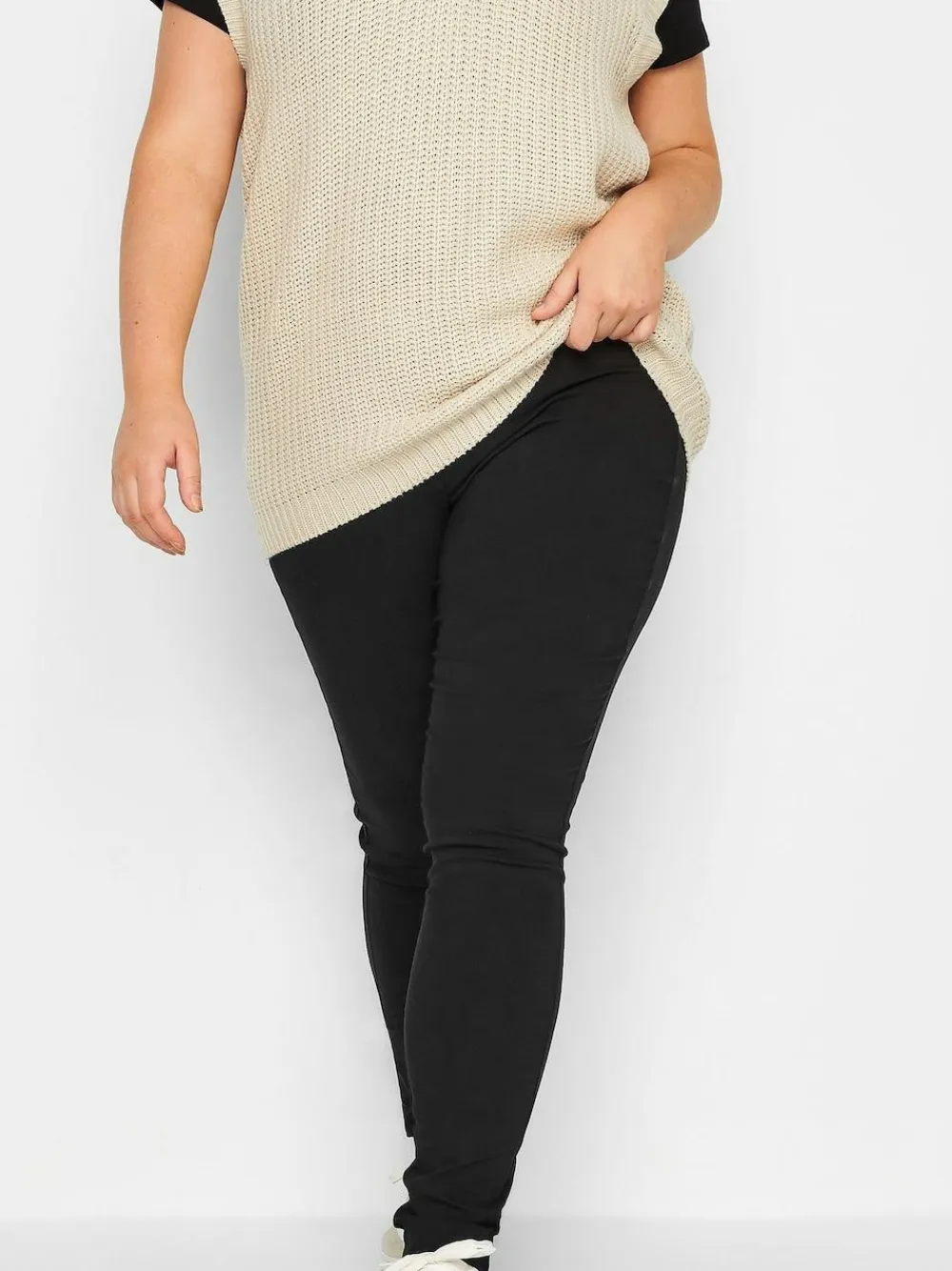 Long Tall Sally Black Stretch Skinny Trousers^Women Pants