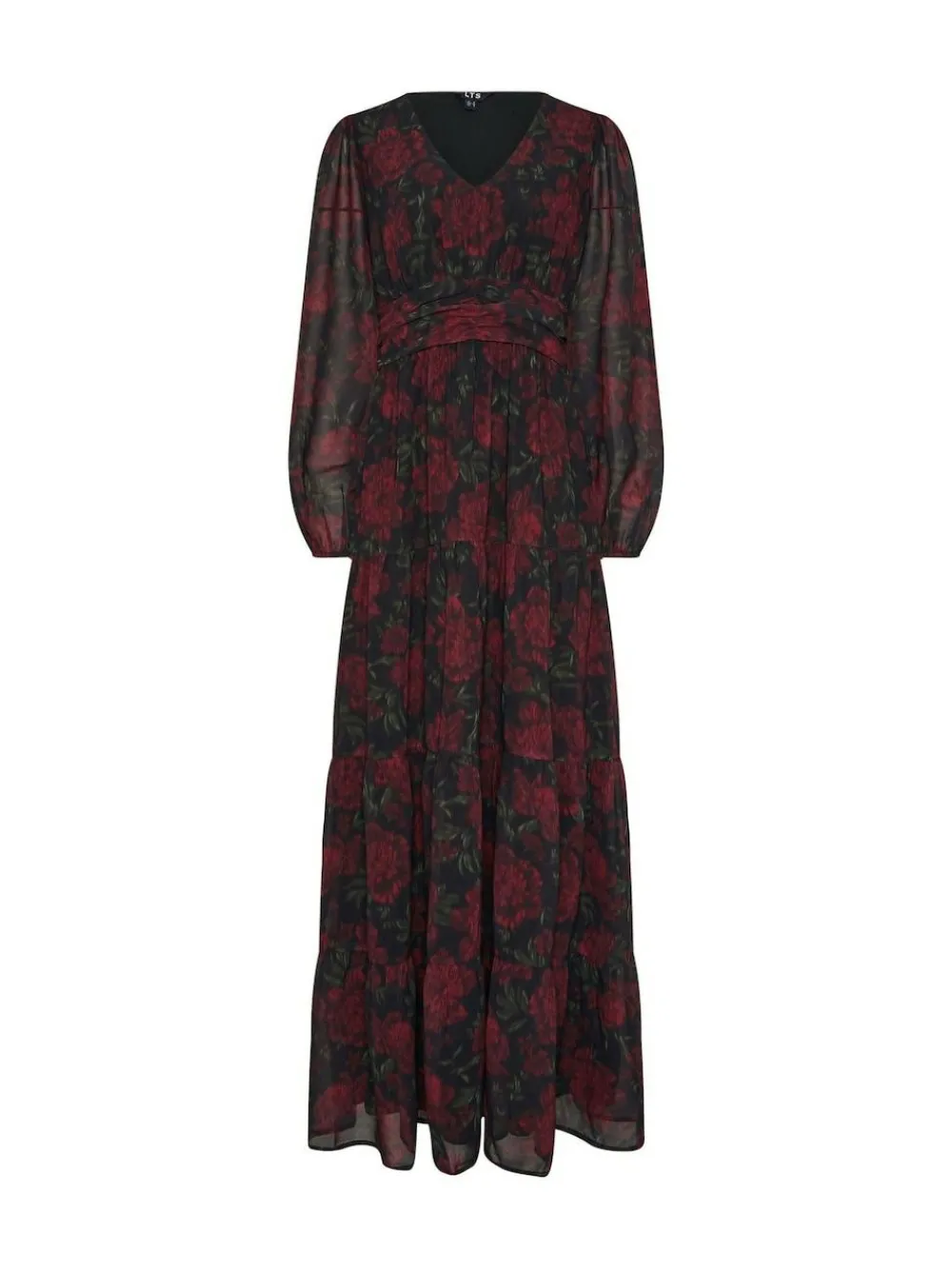 Hot Long Tall Sally Red Floral Print Maxi Dress