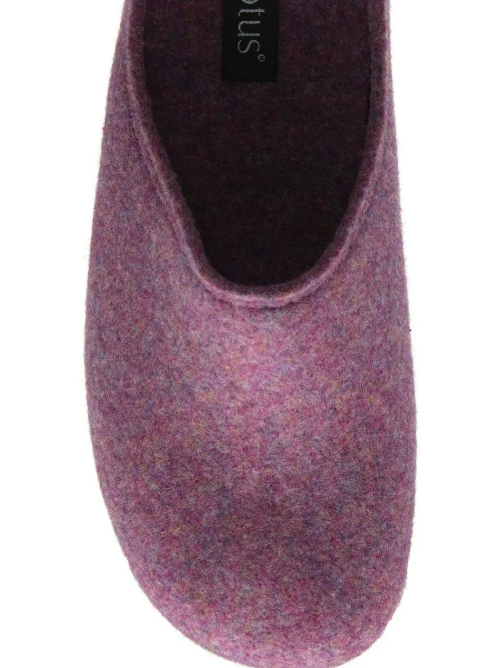 Discount Lotus Purple Textile Mule Slippers