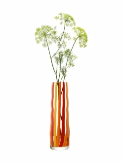 Discount LSA International Orange Folk Vase H31.5cm