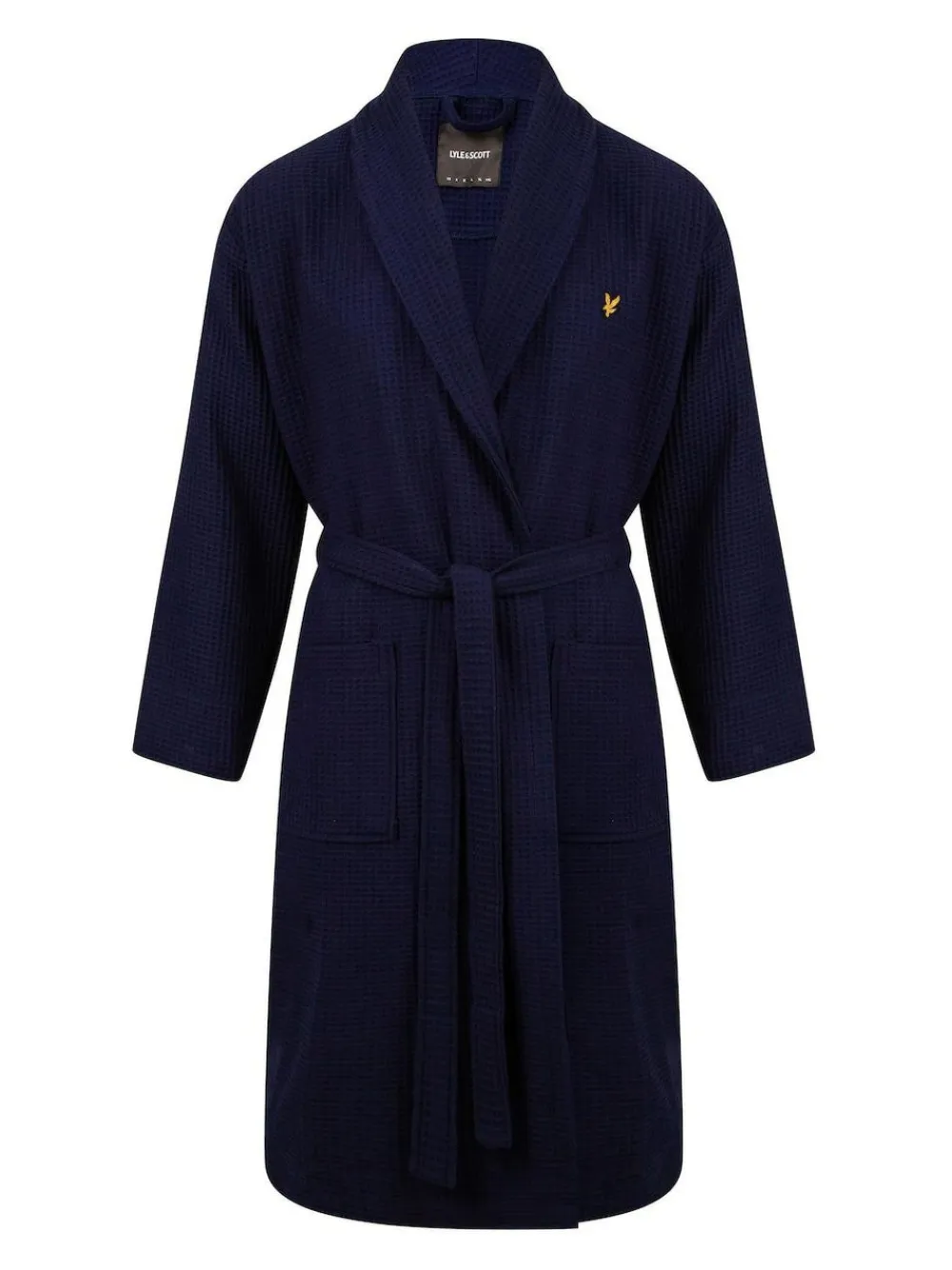 Lyle & Scott 100% Cotton Premium Waffle Bathrobe^ Bathrobe