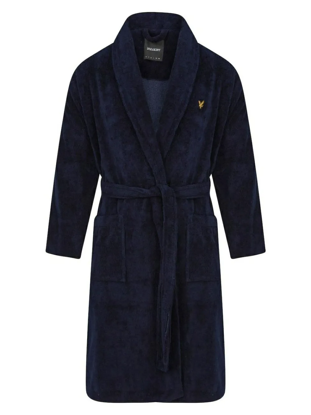 New Lyle & Scott Blue Dressing Gown
