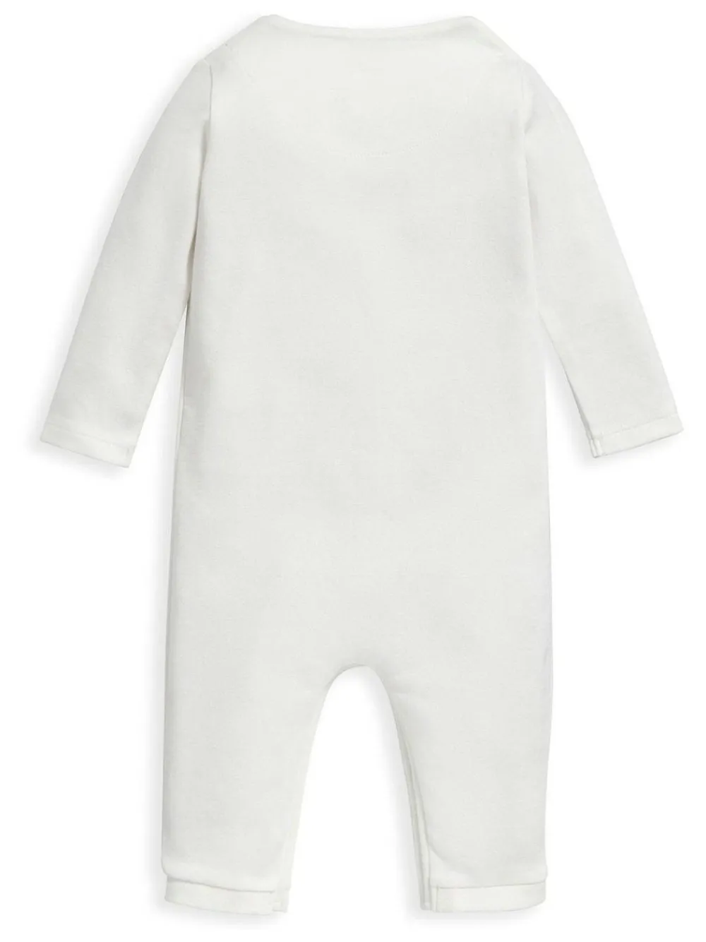 Hot Mamas & Papas Cream Safari Embroidered 100% Cotton Romper