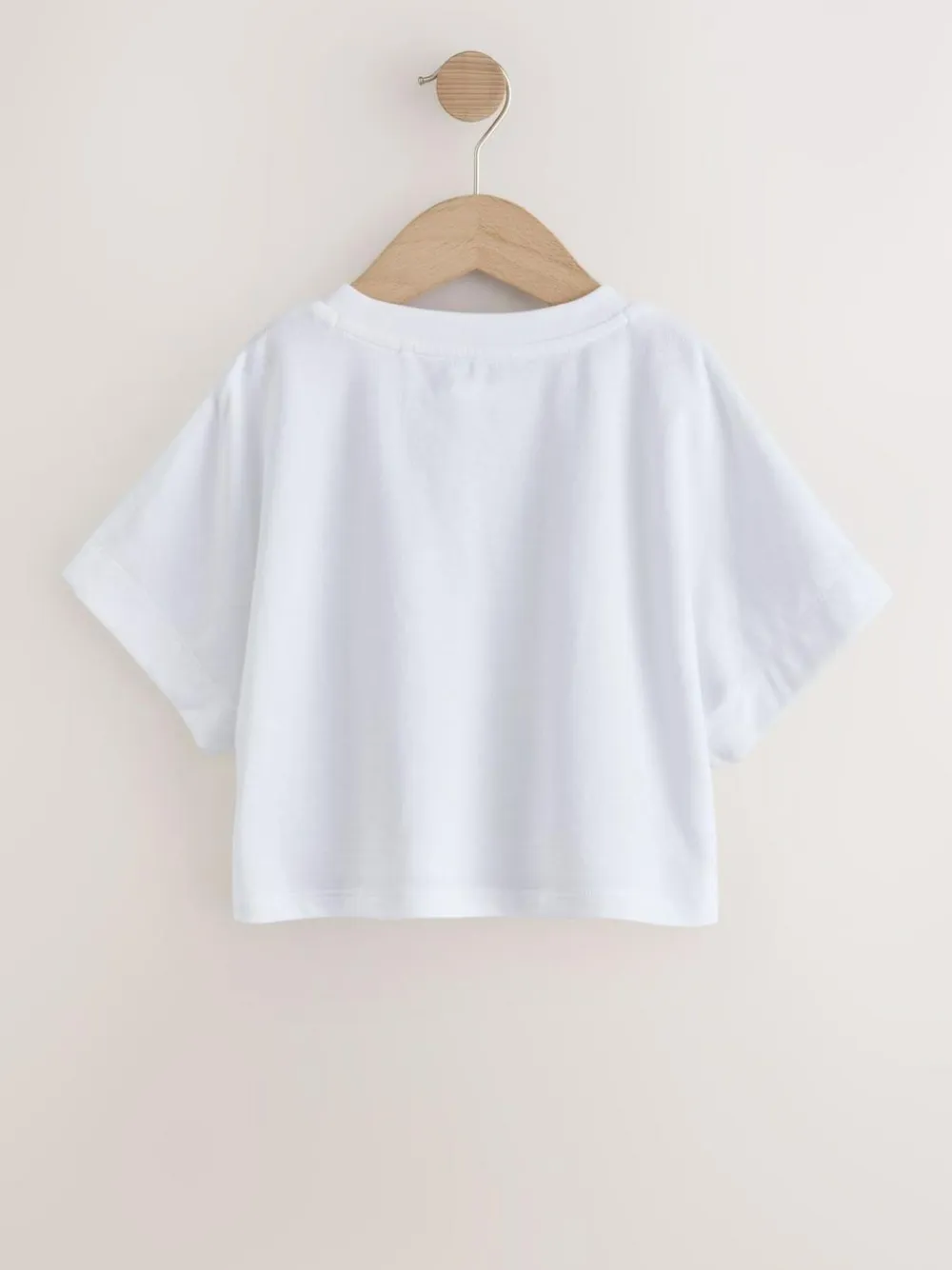 Online Next Mauve/White Boxy Bows T-Shirts 2 Pack (3-16yrs)