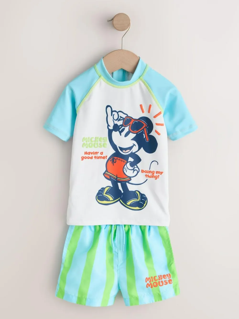 Next Rash Vest and Swim Shorts Set (3mths-7yrs)^BOY Swimwear|Swimwear