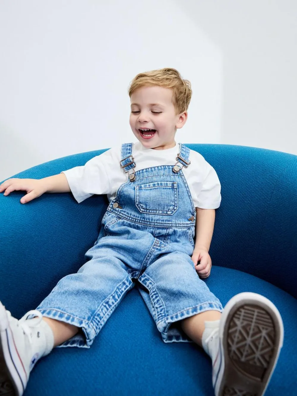 Clearance Next Denim Dungarees (3mths-7yrs) Mid Blue