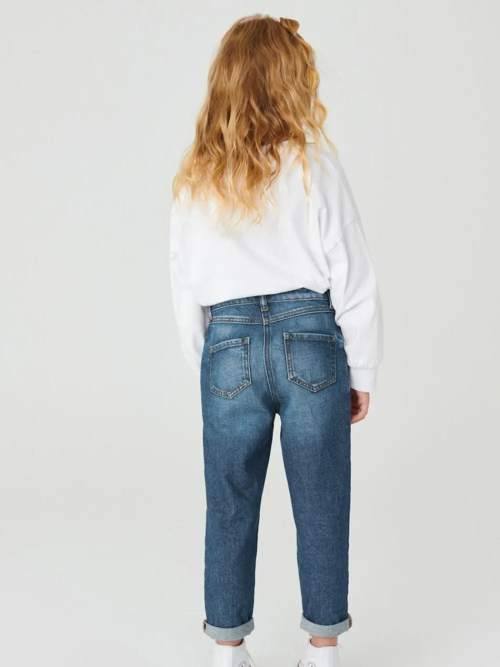 New Next Mom 100% Cotton Jeans (3-16yrs) Mid Blue Denim