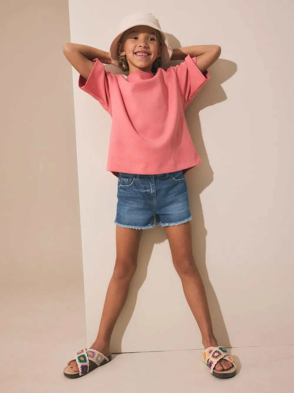 Next Mid Blue Denim Shorts (3-16yrs)^ Shorts & Skirts