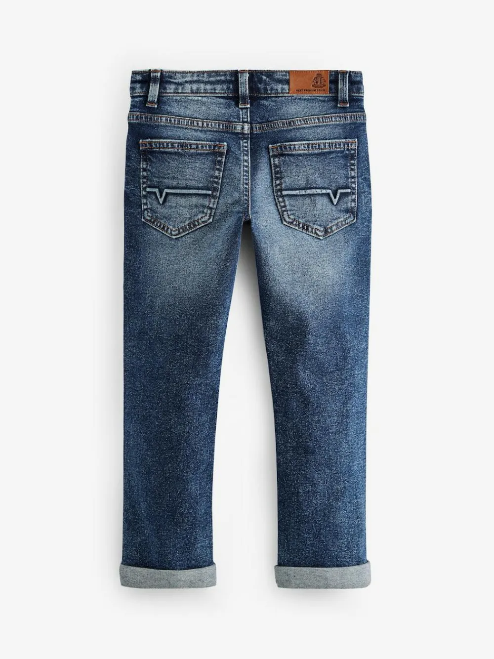 Hot Next Mid Blue Distressed Jeans (3-16yrs)