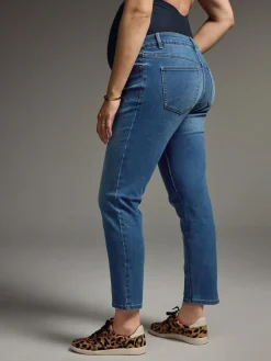 Best Next Mom Maternity Denim Jeans Mid Blue