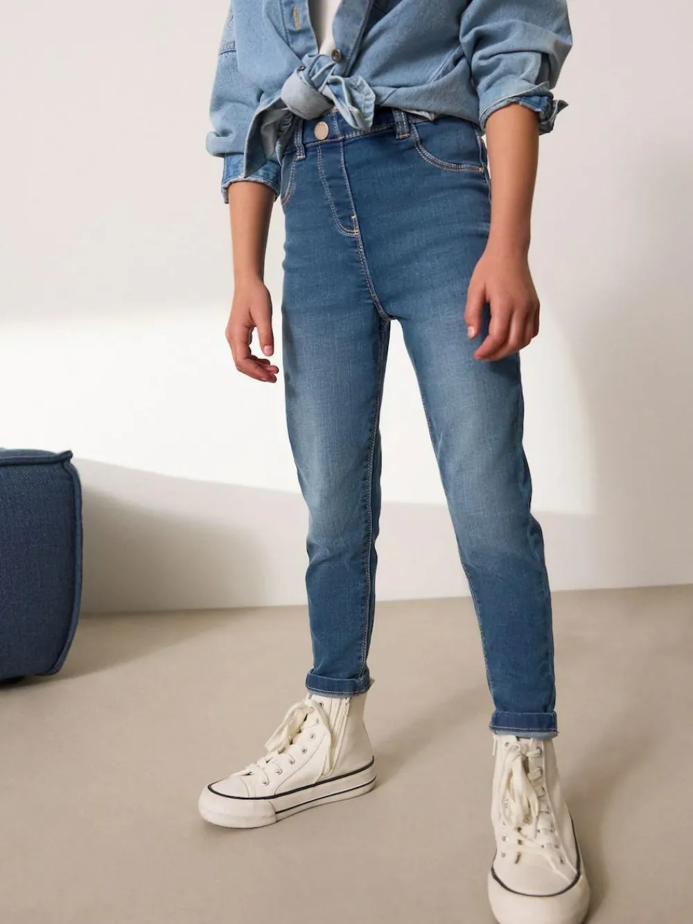 Next Regular Length Stretch Jeggings (3-16yrs)^ Jeans