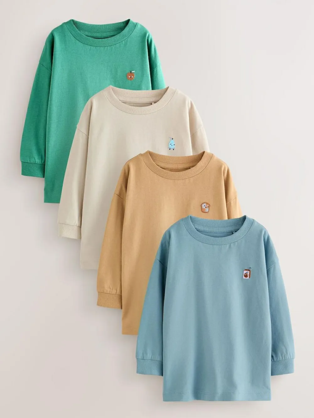 Next Long Sleeve Graphic Print T-Shirts 4 Pack (3mths-7yrs)^BOY Multipacks|Tops
