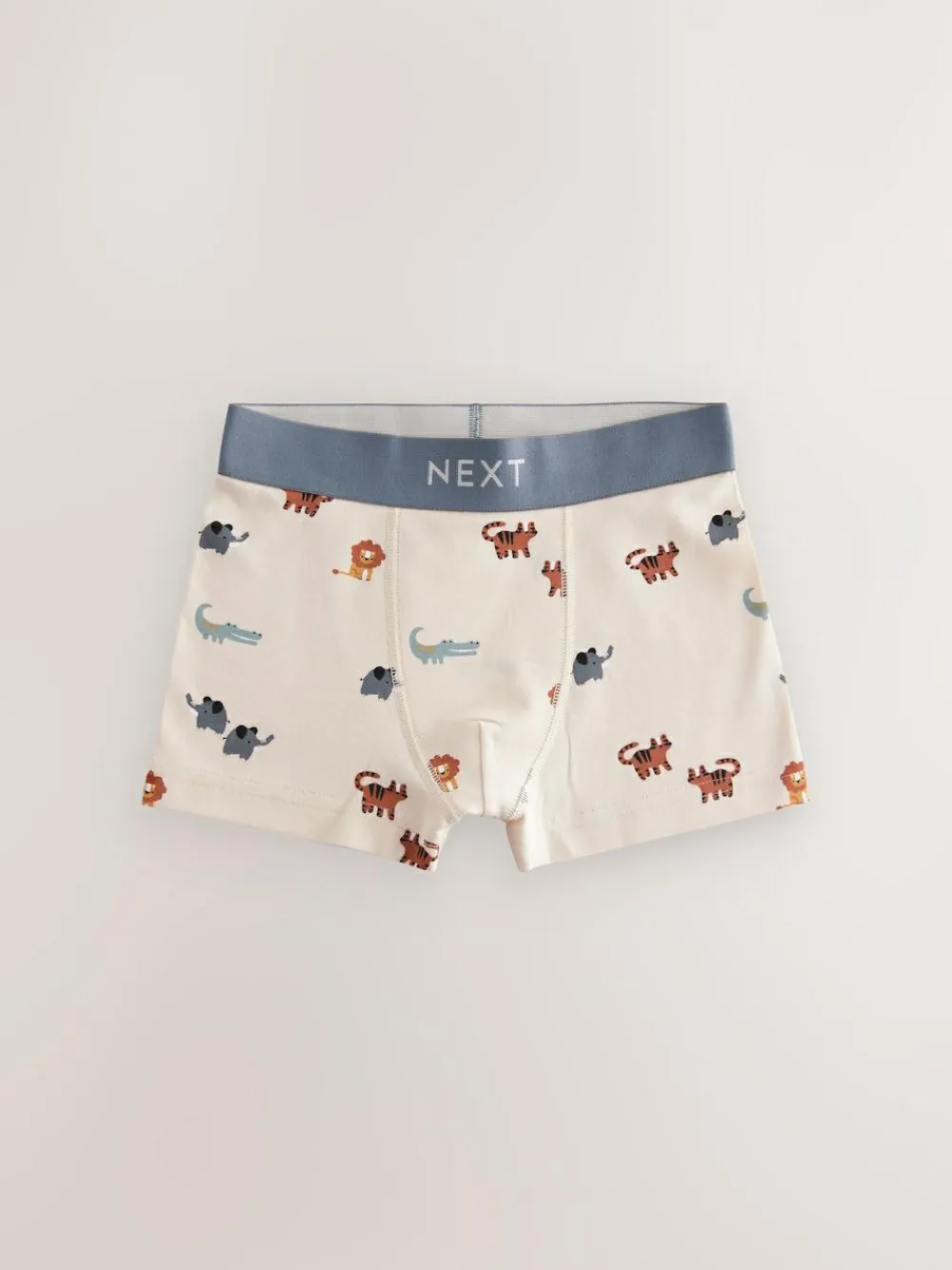 New Next Junior Character Trunks 5 Pack (1.5-16yrs) Mini Safari Print