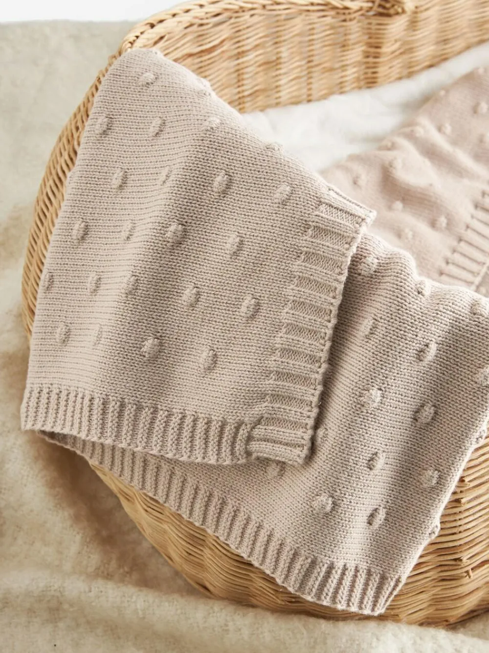 Sale Next Baby Bobble Blanket Mink Brown