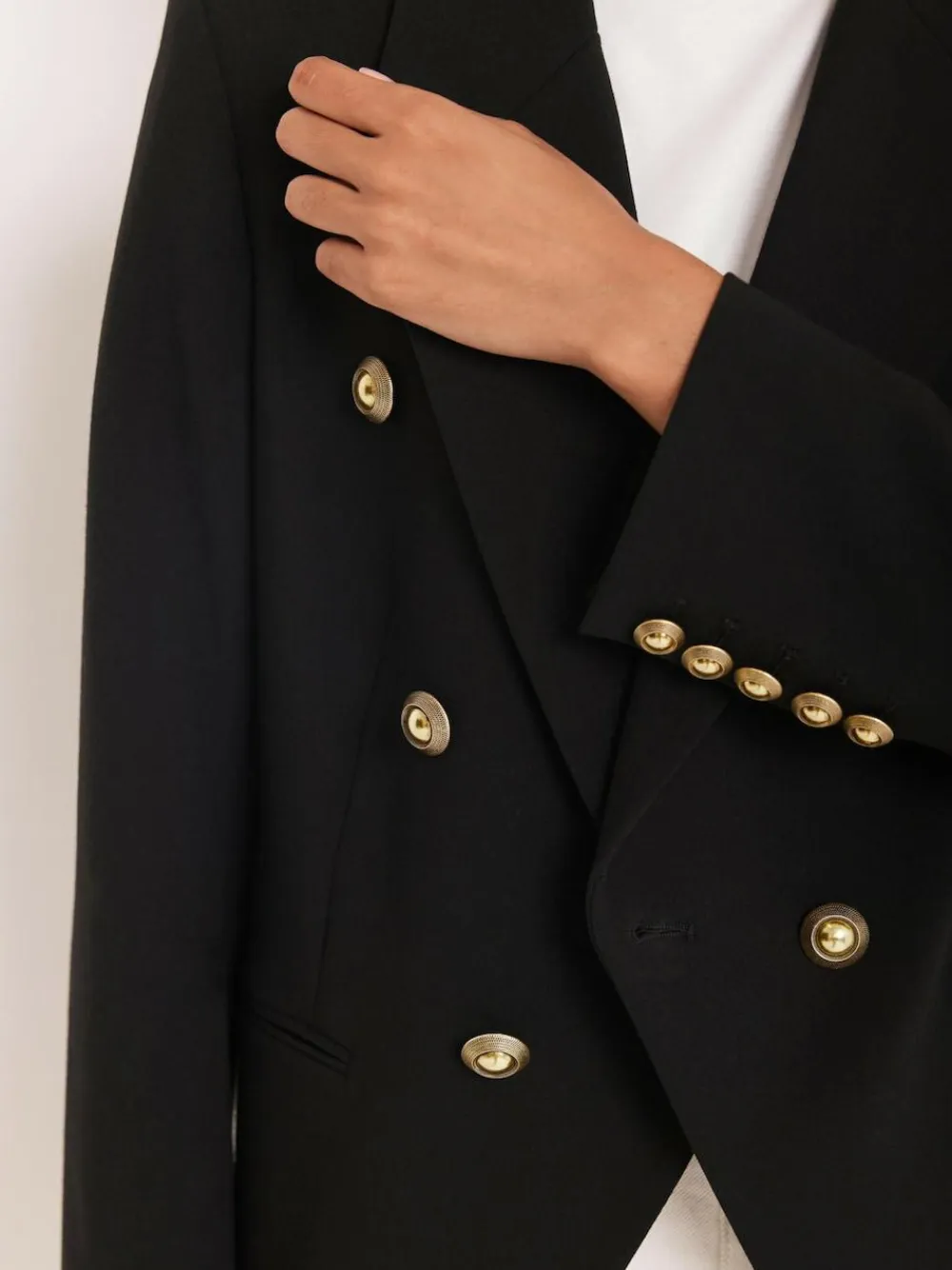 Mint Velvet Black Double Breasted Blazer^Women Suits & Tailoring|Blazers