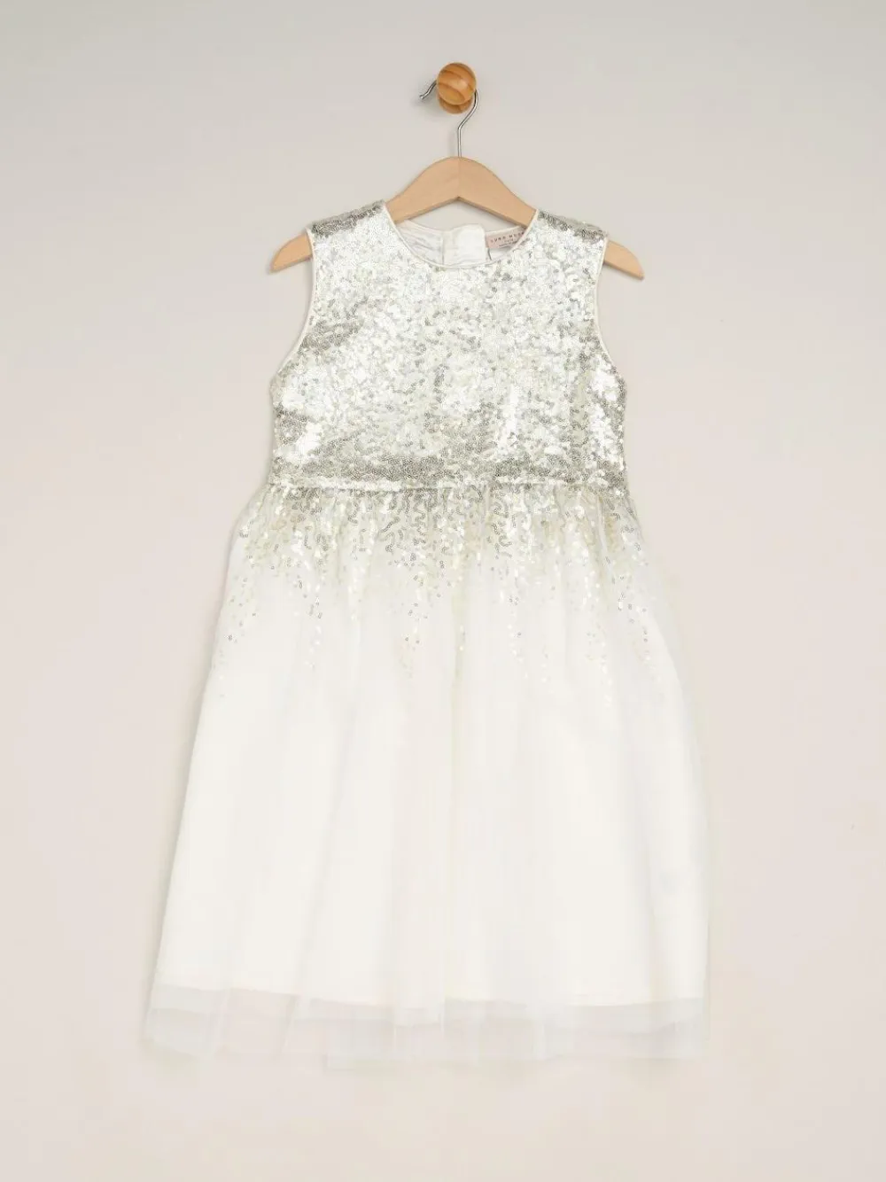 Miss Waterfall Sequin Dress and Faux Fur Bolero Set^ Dresses